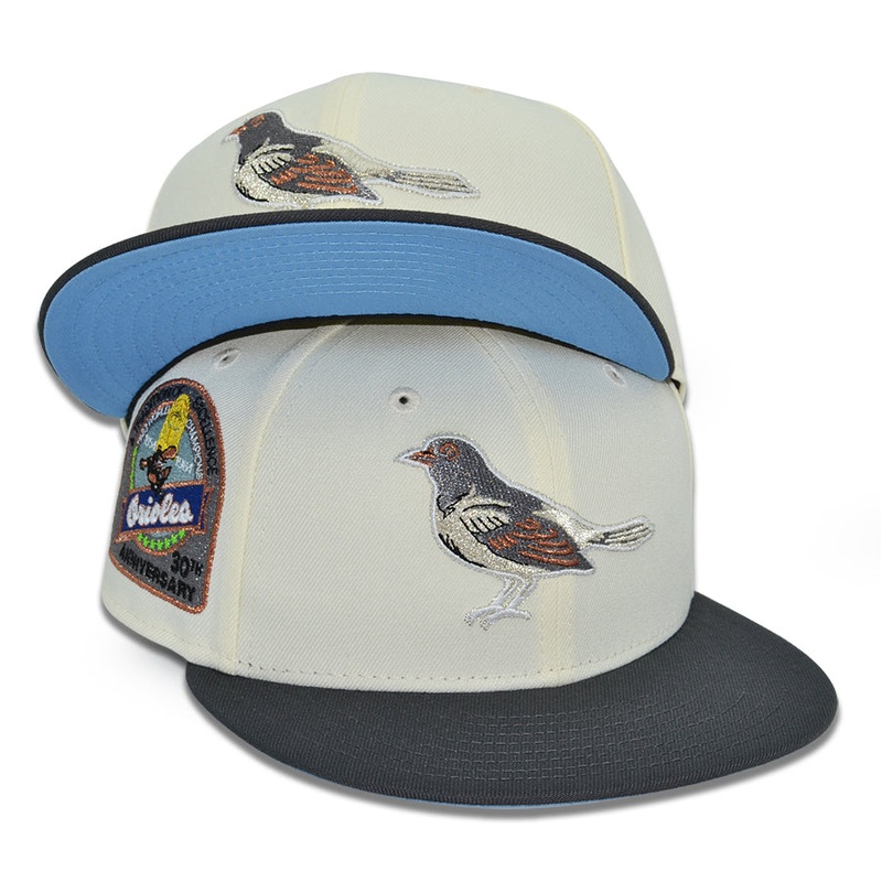 Baltimore Orioles “KEYlO’s” Exclusive New Era 59Fifty Fitted Hat – Chrome/Dark Graphite 6 7/8
