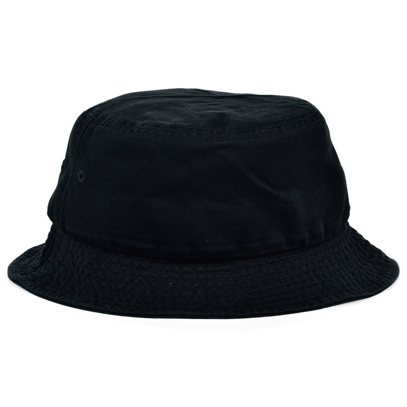 Bucket Hat Blank – Black Adjustable