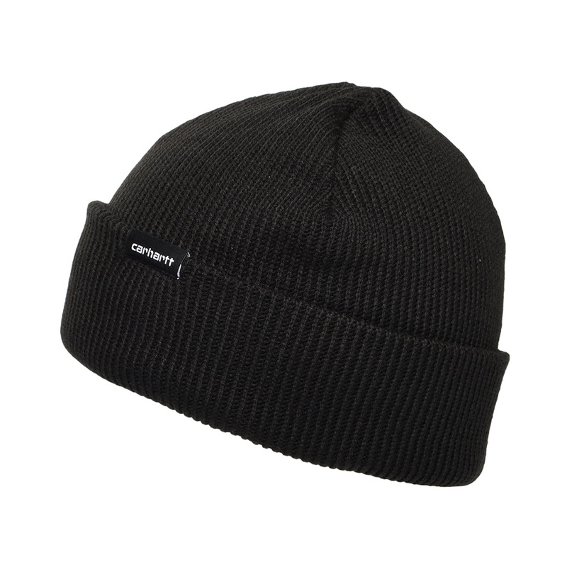 Carhartt WIP Hats Gordan Recycled Cuffed Beanie Hat – Black 1-Size
