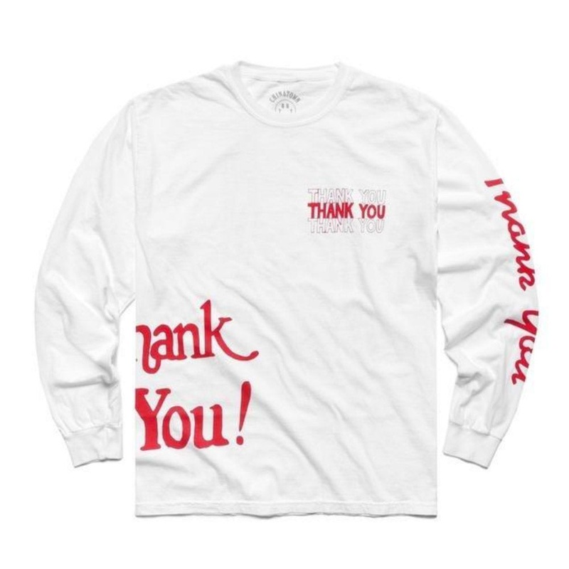 Chinatown Market THANK YOU ALL OVER LS (White) m