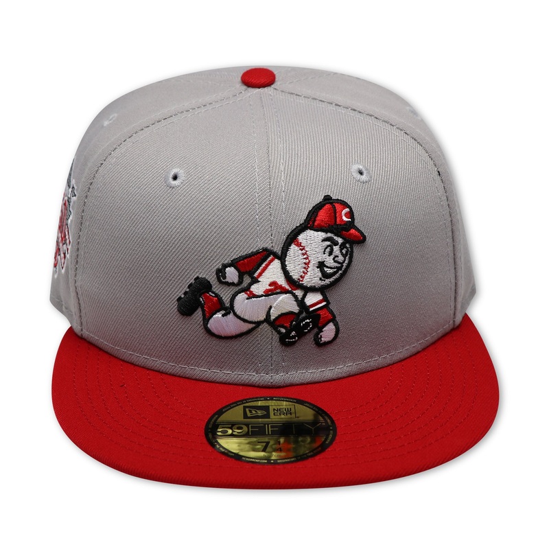 CINCINATTI REDS “ROAD” (150TH ANNIVERSARY) NEW ERA 59FIFTY FITTED (GREEN UNDER VISOR) 67/8