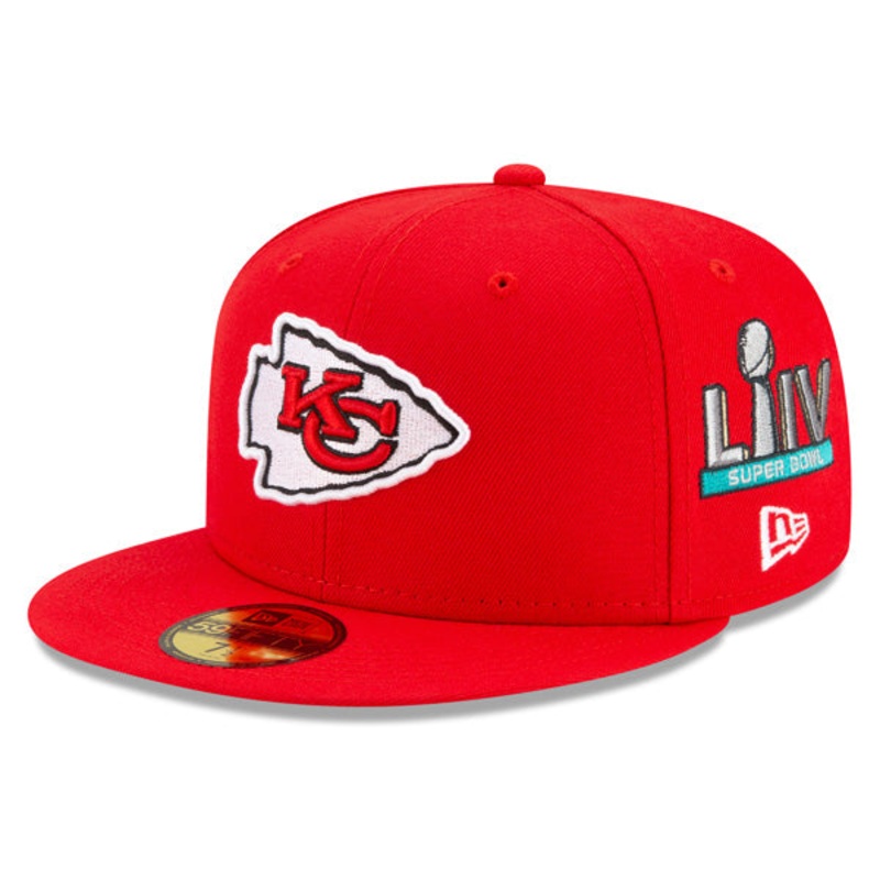 Kansas City Chiefs NFL New Era CHAMPIONS CURSIVE SERIES 59Fifty Fitted Hat – Red 7 1/8