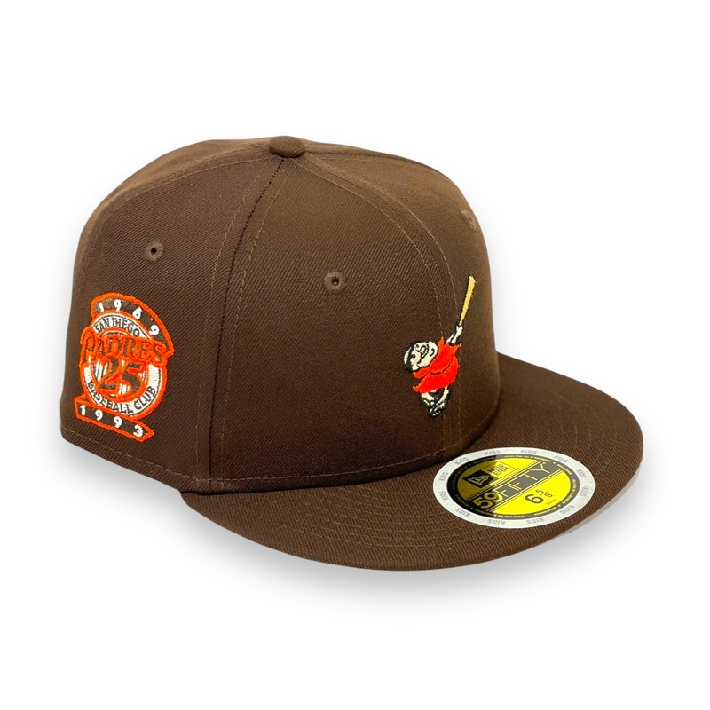 “KIDS” SAN DIEGO PADRES (BROWN)(25TH ANN) NEW ERA 59FIFTY FITTED 63/8