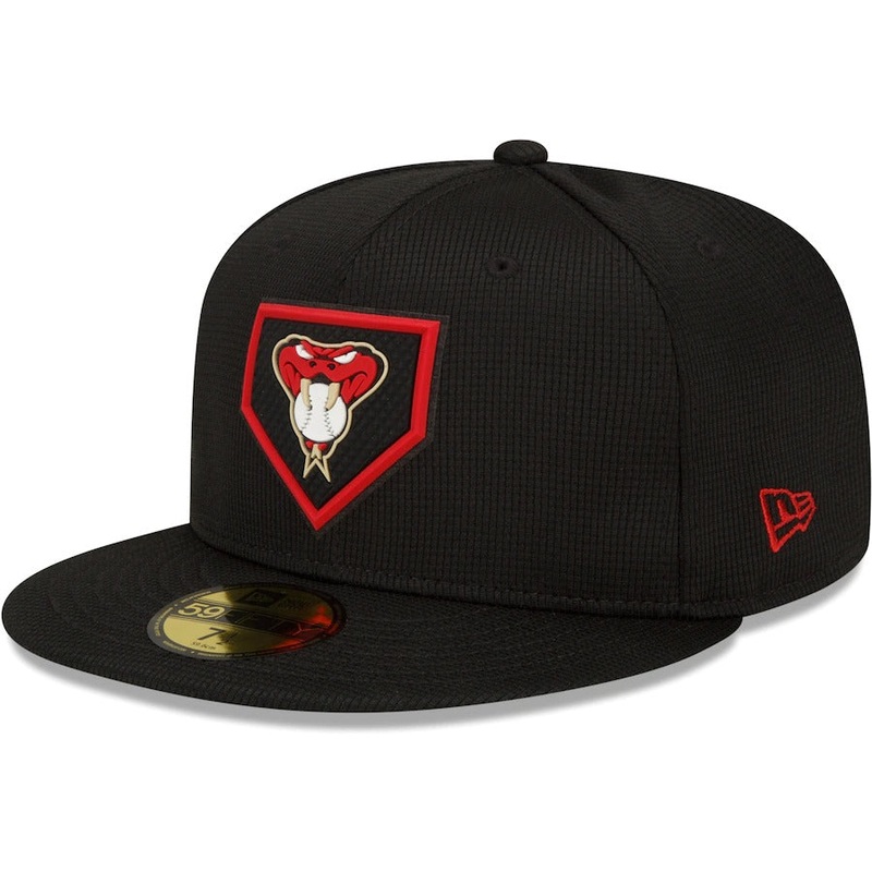 New Era Arizona Diamondbacks Black/Red Alternate 2022 Clubhouse 59FIFTY Fitted Hat