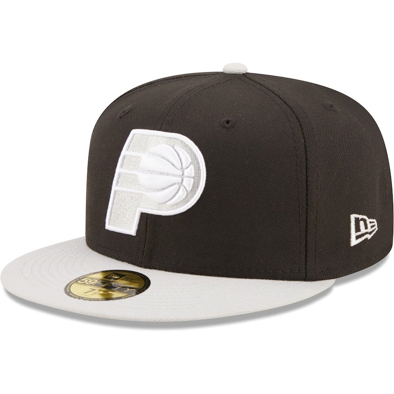 New Era Indiana Pacers Black/Gray Two-Tone Color Pack 59FIFTY Fitted Hat