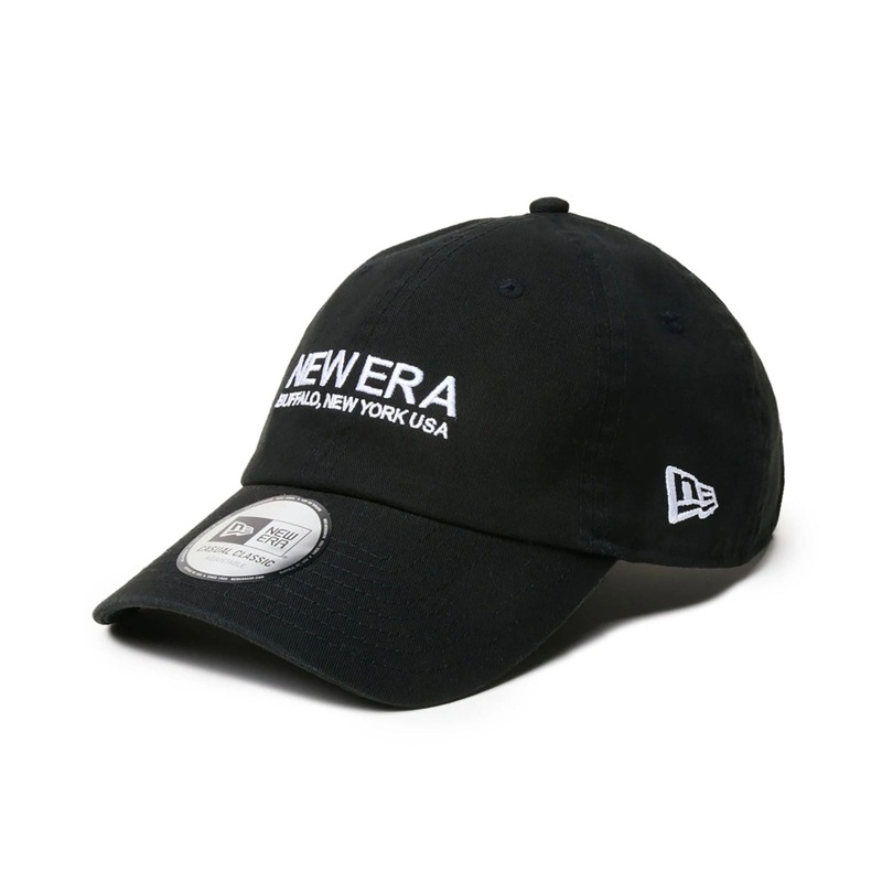 New Era Japan The Origin Strap Logo Black Casual Classic Adjustable Cap OSFM