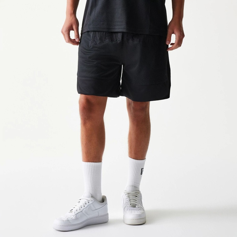 New Era Mesh Black Shorts XS