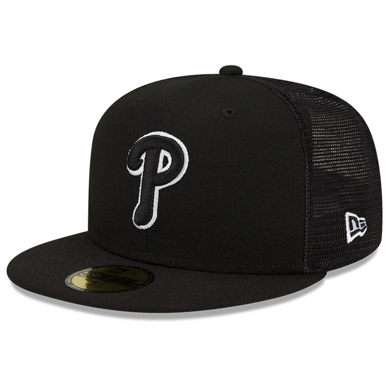 New Era Philadelphia Phillies Black 2022 Batting Practice 59FIFTY Fitted Hat