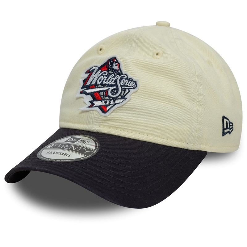 New York Yankees 9TWENTY World Series Patch Cream/Navy Cap One Size