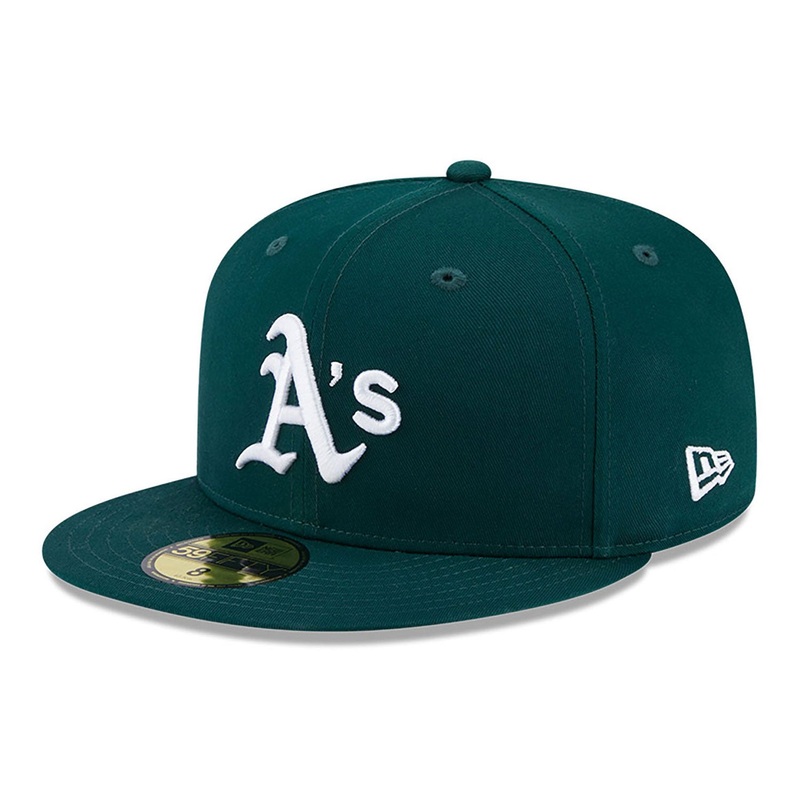 Oakland Athletics 59FIFTY Team Side Patch Green Cap 6-7/8