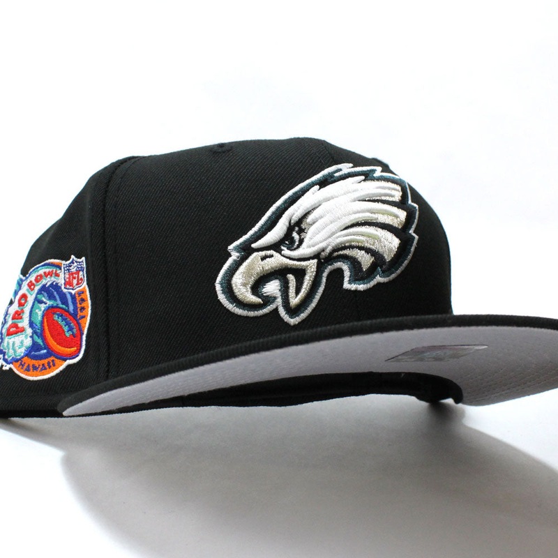 Philadelphia Eagles 1997 PRO BOWL New Era 59Fifty Fitted Hat (Black Gray Under Brim) 7