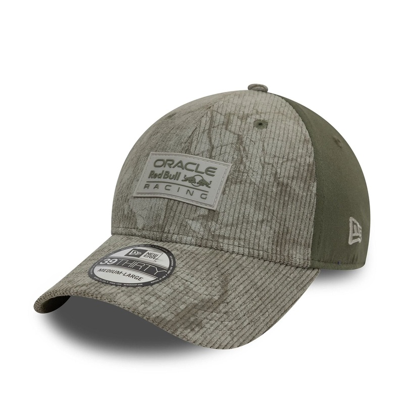 Red Bull Racing Cord Open Green 39THIRTY Stretch Fit Cap XS-S