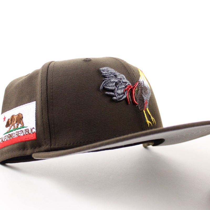 ROOSTER California Republic New Era 59Fifty Fitted Hat (Walnut Gray Under Brim) 7