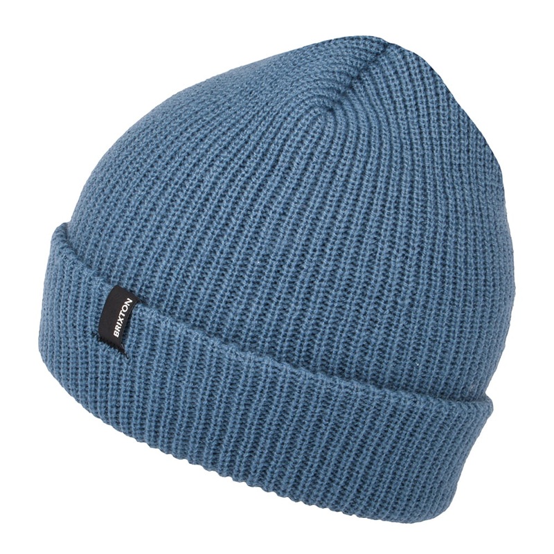 Brixton Hats Heist Cuffed Beanie Hat – Slate Blue 1-Size