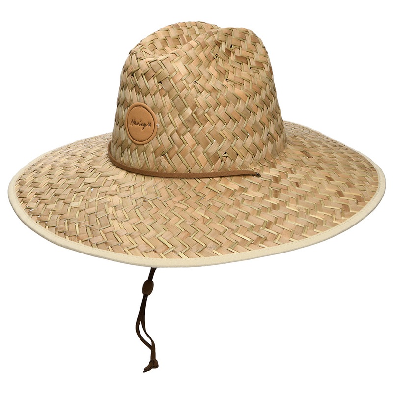 Hurley Hats Womens Rockport Straw Lifeguard Hat – Natural 1-Size