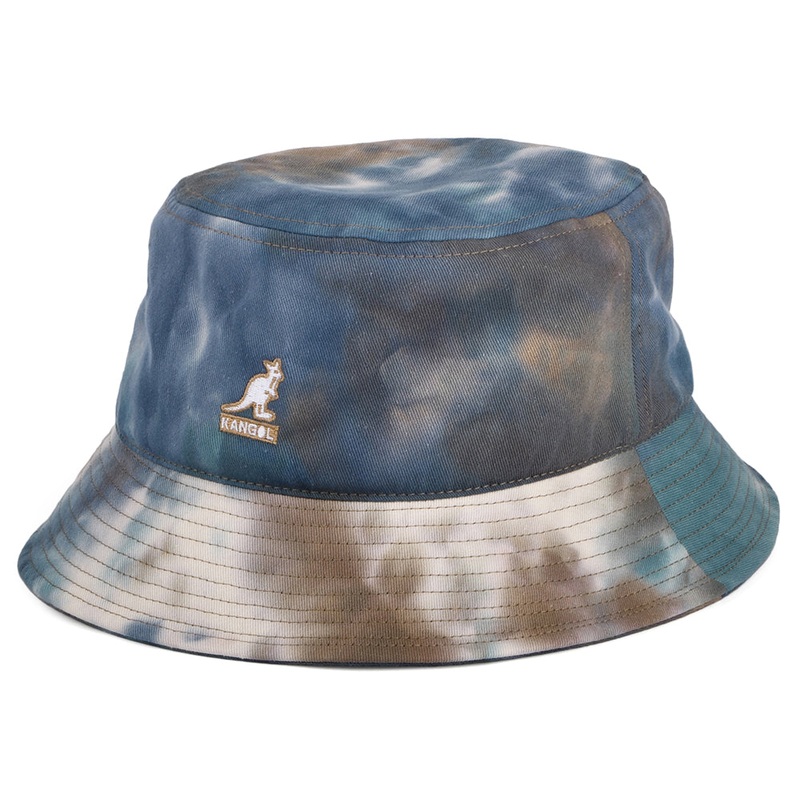 Kangol Tie Dye Bucket Hat – Brown-Blue-Multi S