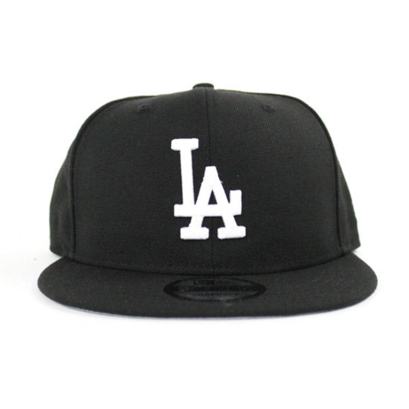 Los Angeles Dodgers New Era 9Fifty Snapback Hats (Black Gray Under Brim) One Size