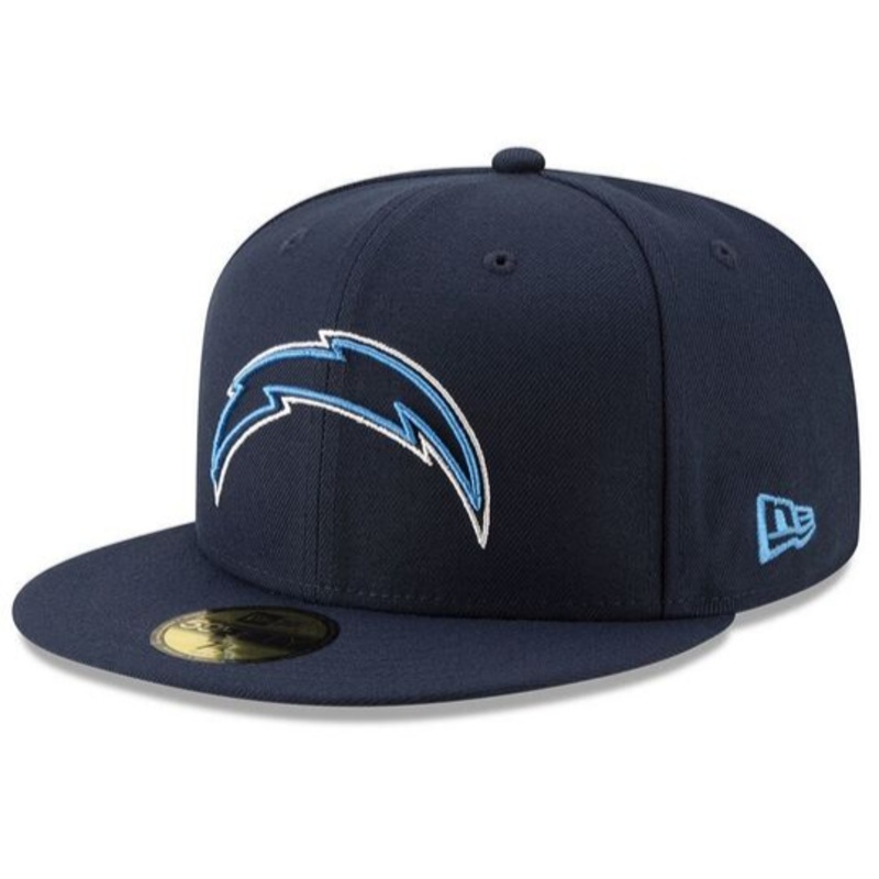 New Era Los Angeles Chargers Logo Elements 59Fifty Fitted Hat