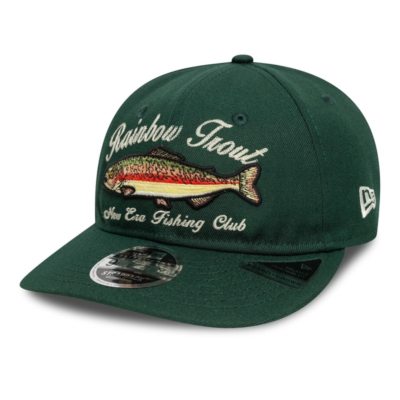 New Era Outdoor Dark Green Retro Crown 9FIFTY Adjustable Cap S-M