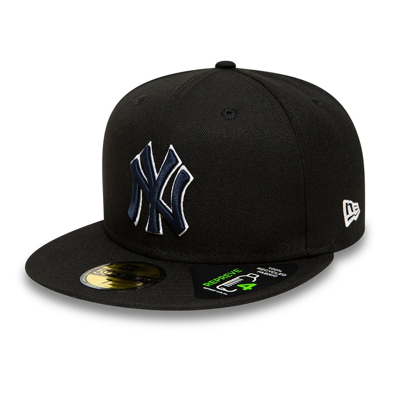 New York Yankees 59FIFTY Repreve Black Cap 7