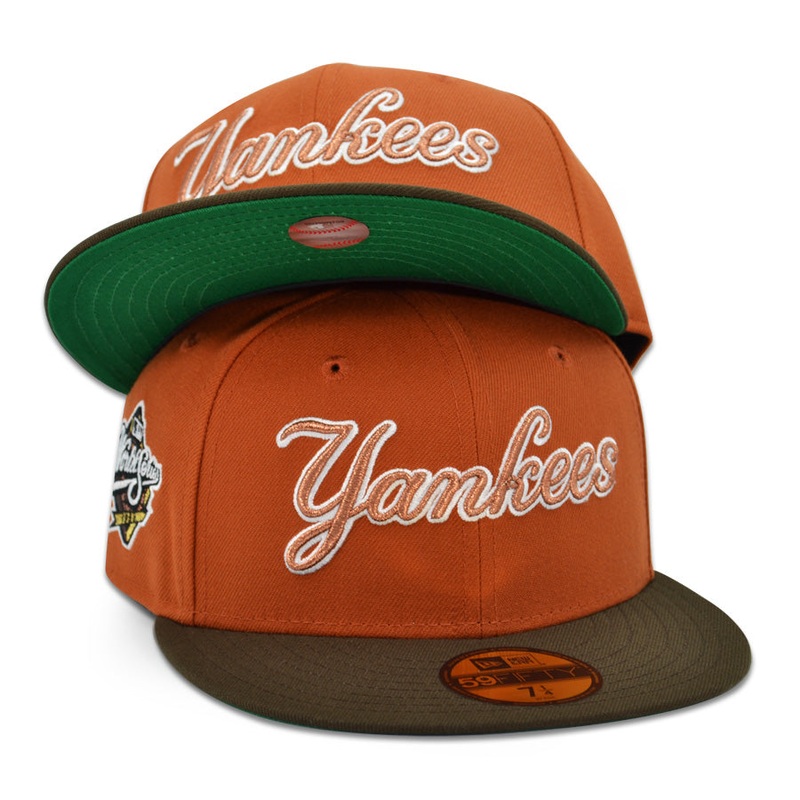 New York Yankees “EX-FACTOR” Exclusive New Era 59Fifty Fitted Hat – Rust/Walnut 6 7/8