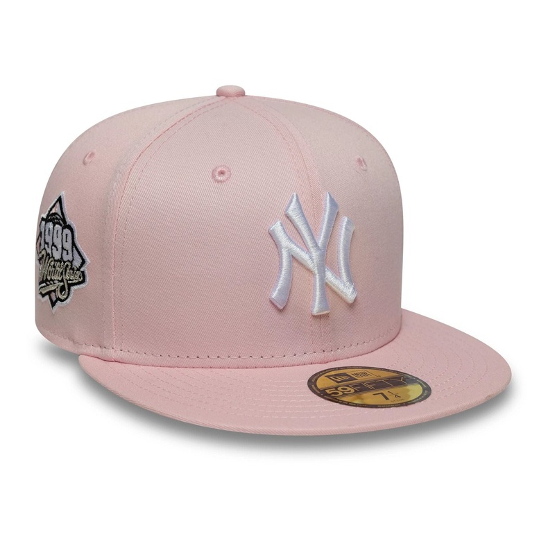 New York Yankees MLB World Series Pink 59FIFTY Fitted Cap 6 7/8