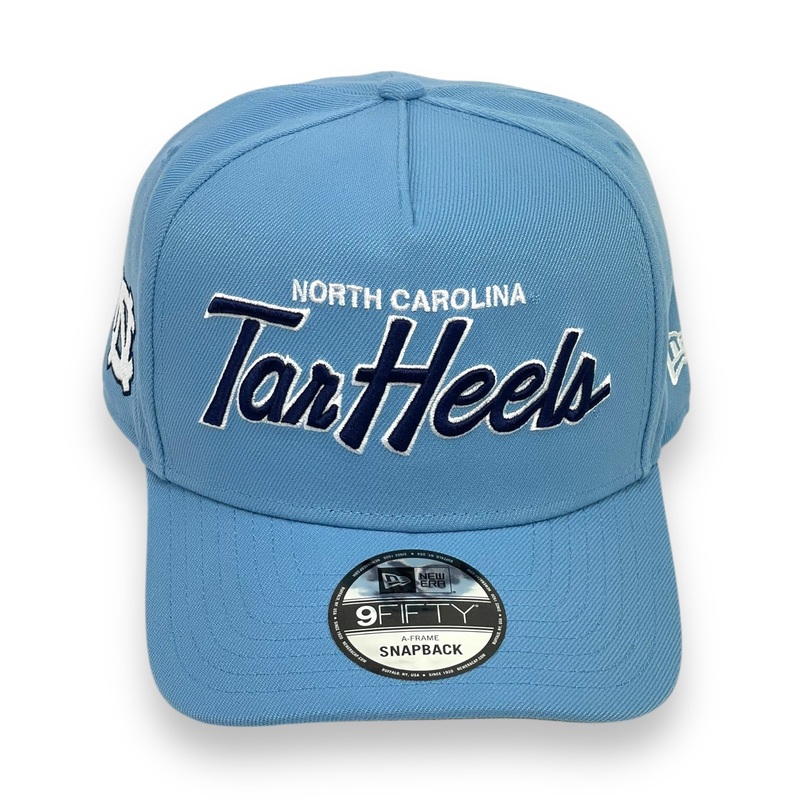 NORTH CAROLINA TARHEELS (SKYBLUE) “9FIFTY AFRAME” NEW ERA SNAPBACK