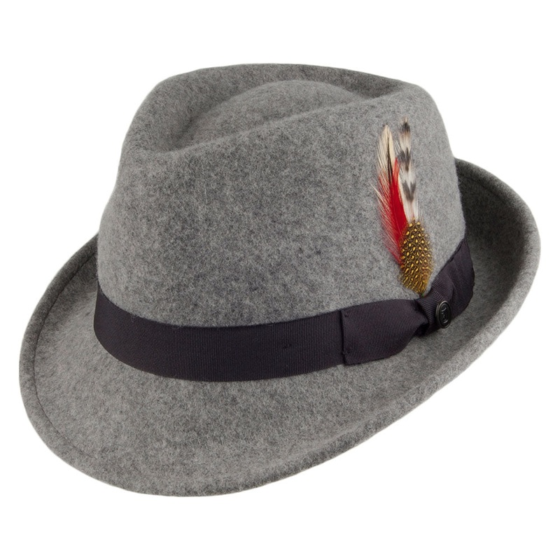 Jaxon & James Detroit Trilby Hat – Flannel S