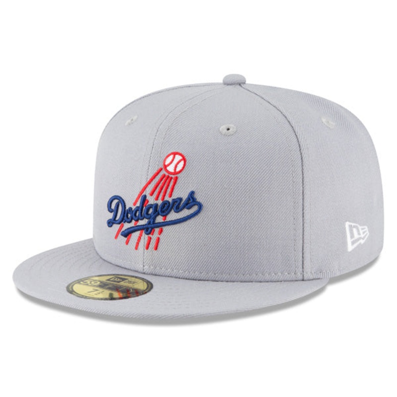 Los Angeles Dodgers New Era 1958 Cooperstown Collection 59Fifty Fitted Hat – Gray 7