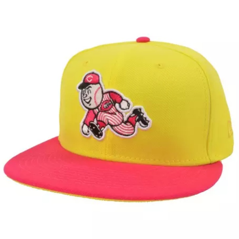 New Era Cincinnati Reds Mr. Redlegs “Strawberry Lemonade Pack” 59FIFTY Fitted Hat