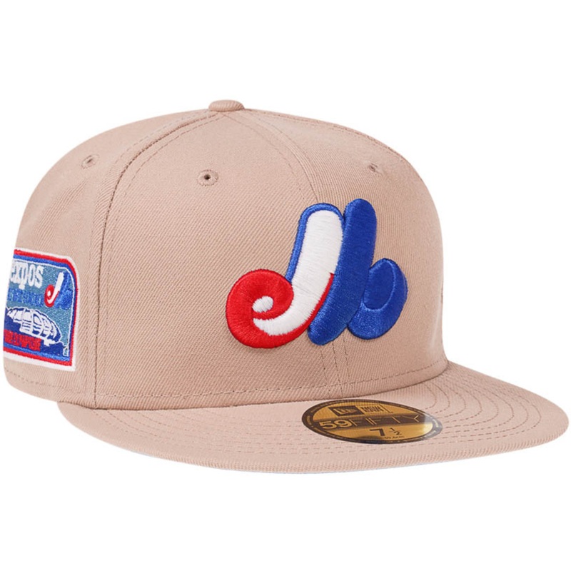 New Era Montreal Expos Olympic Stadium Glow Sand Edition 59FIFTY Fitted Hat