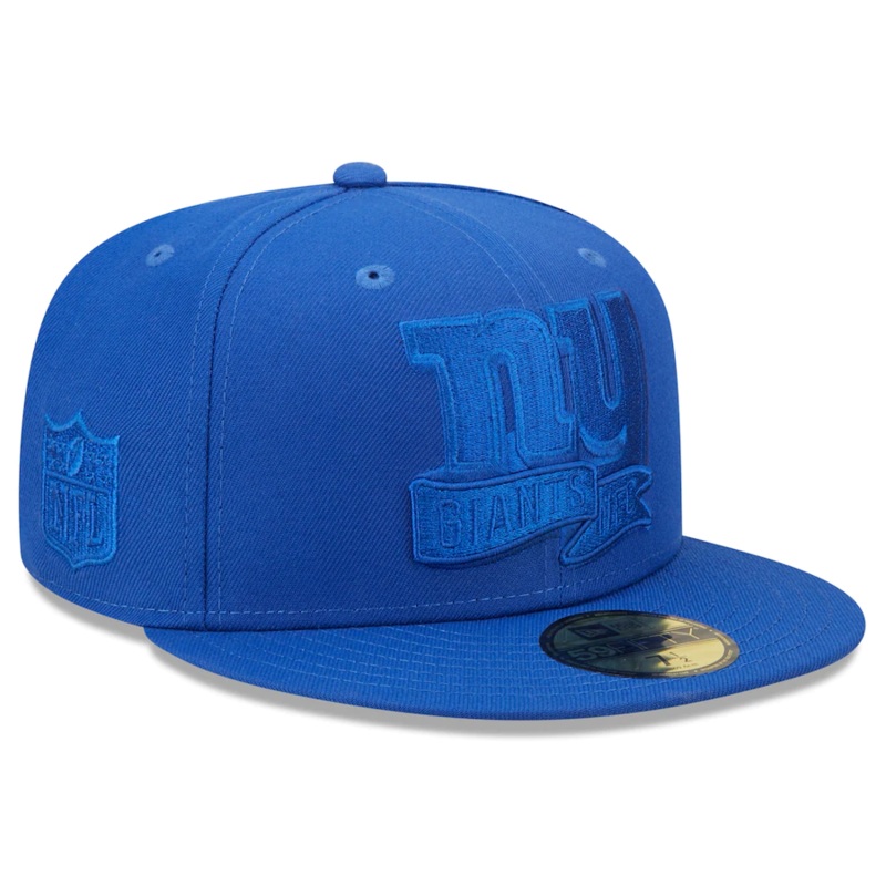 New Era New York Giants Royal Blue Tonal 2022 Sideline 59FIFTY Fitted Hat