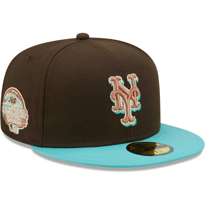 New Era New York Mets Walnut Mint 2022 59FIFTY Fitted Hat