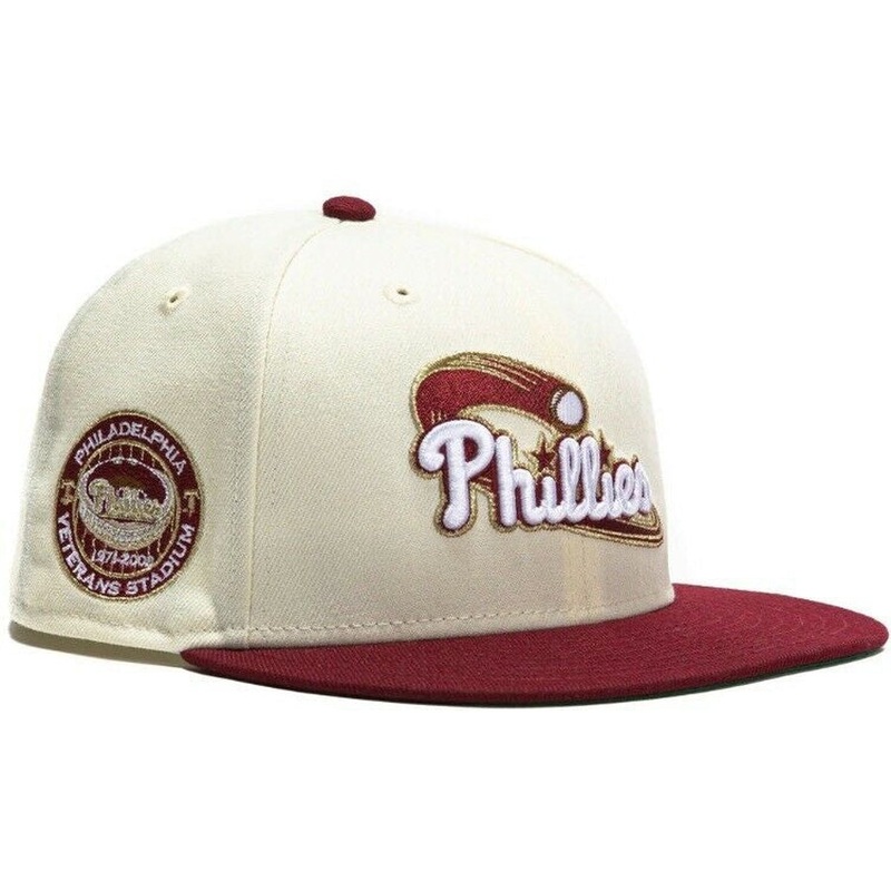 New Era Philadelphia Phillies ‘Rolling Papers’ Veterans Stadium 59FIFTY Fitted Hat