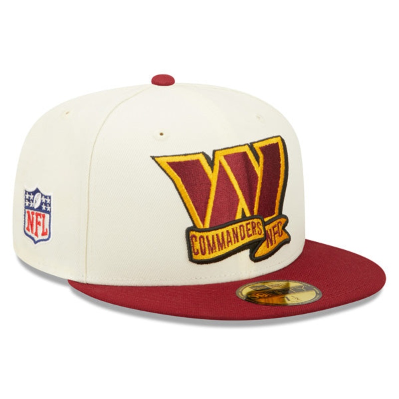 Washington Commanders New Era 2022 NFL Sideline 59FIFTY Fitted Hat – Chrome/Burgundy 7 7/8