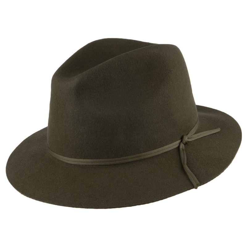 Brixton Hats Graham Fedora Hat – Moss S