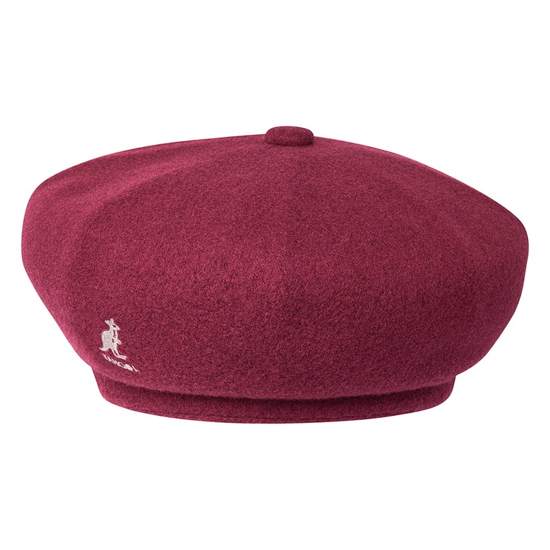 Kangol Wool Jax Beret – Burgundy S