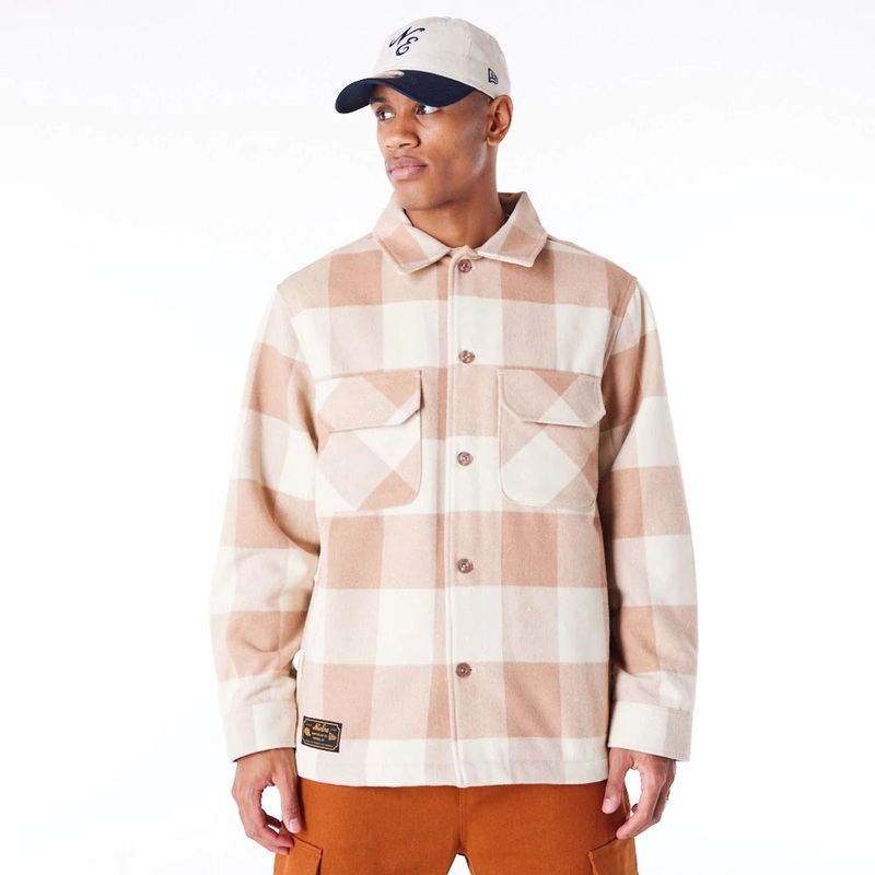 New Era Beige Shacket XS