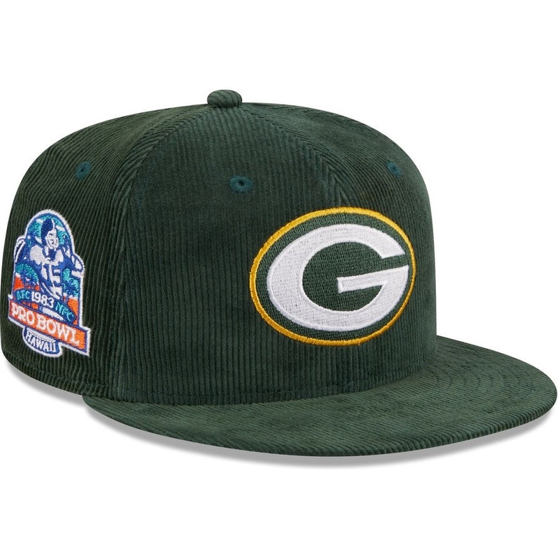 New Era Green Bay Packers Throwback Corduroy 2023 59FIFTY Fitted Hat