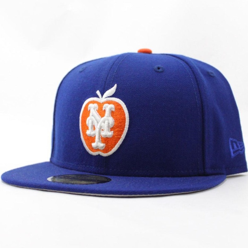 New Era New York Mets Big Apple Royal Blue & Orange Fitted Hat