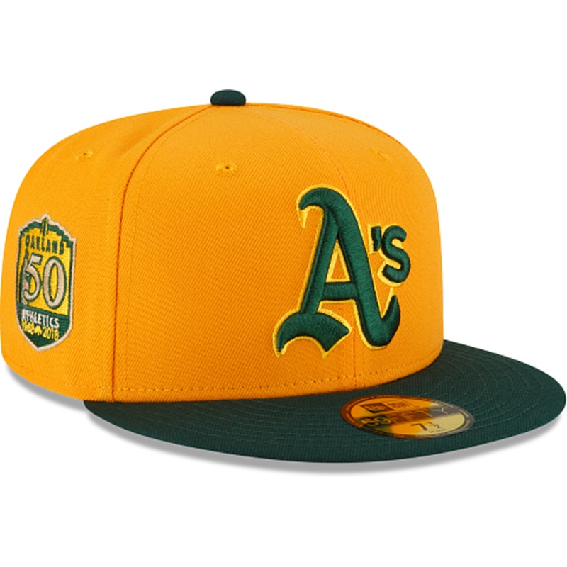 New Era Oakland Athletics Mustard 59FIFTY Fitted Hat