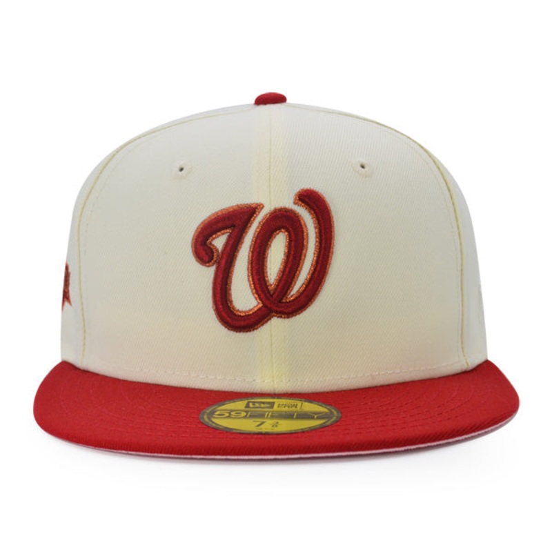 New Era Washington Nationals 10 Year Anniversary Chrome/Pinot 59FIFTY Fitted Hat