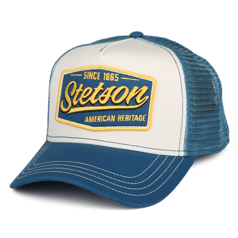 Stetson Hats Vintage Trucker Cap – Blue Adjustable