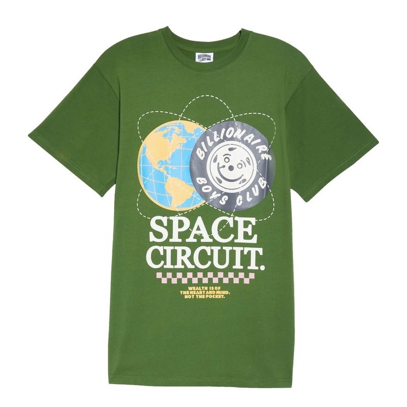 BBC “SPACE CIRCUIT” TEE GREEN S