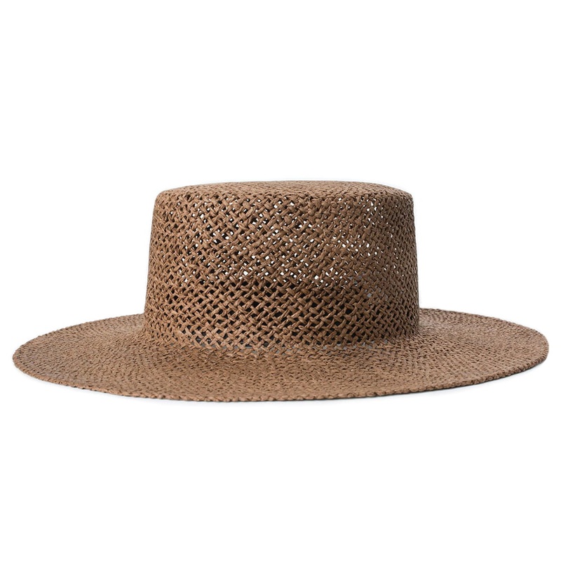 Brixton Hats Whitney Straw Sun Hat – Brown Small-56cm