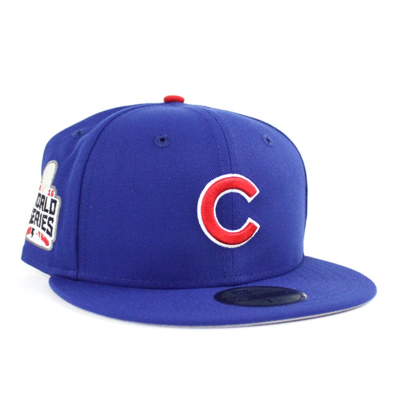 Chicago Cubs 2016 World Series New Era 59Fifty Fitted Hat (Blue Gray Under Brim) 6 7/8