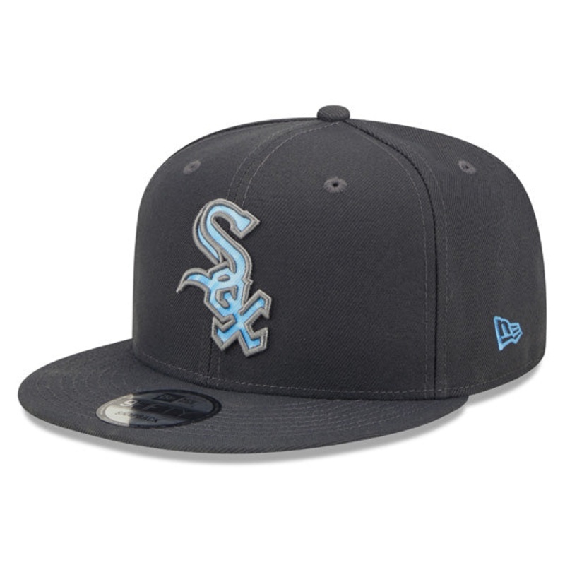 Chicago White Sox New Era 2022 FATHER’S DAY 9FIFTY Snapback Adjustable Hat – Graphite/Sky