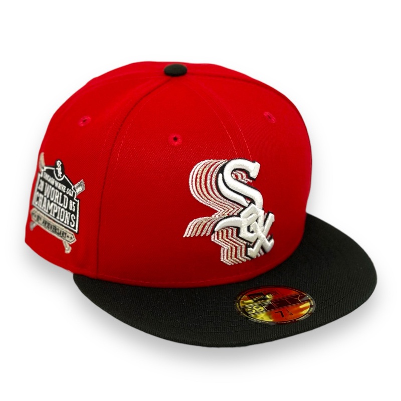 CHICAGO WHITESOX (RED) (10TH ANN) (2005 WS) NEW ERA 59FIFTY FITTED 67/8