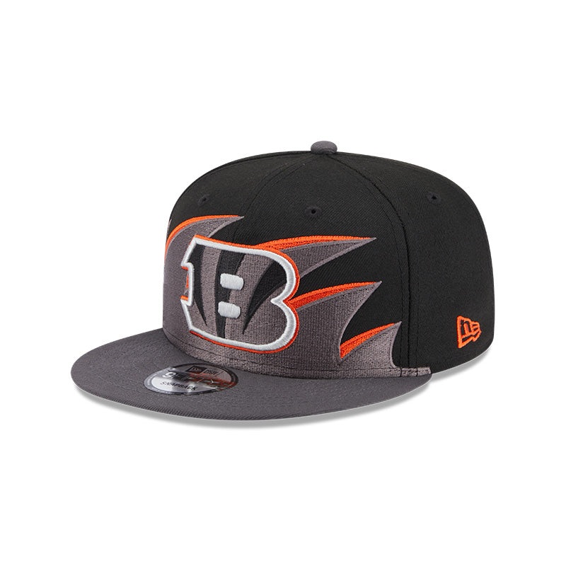 Cincinnati Bengals NFL New Era Tidal Wave 9FIFTY Snapback Hat – Black/Graphite
