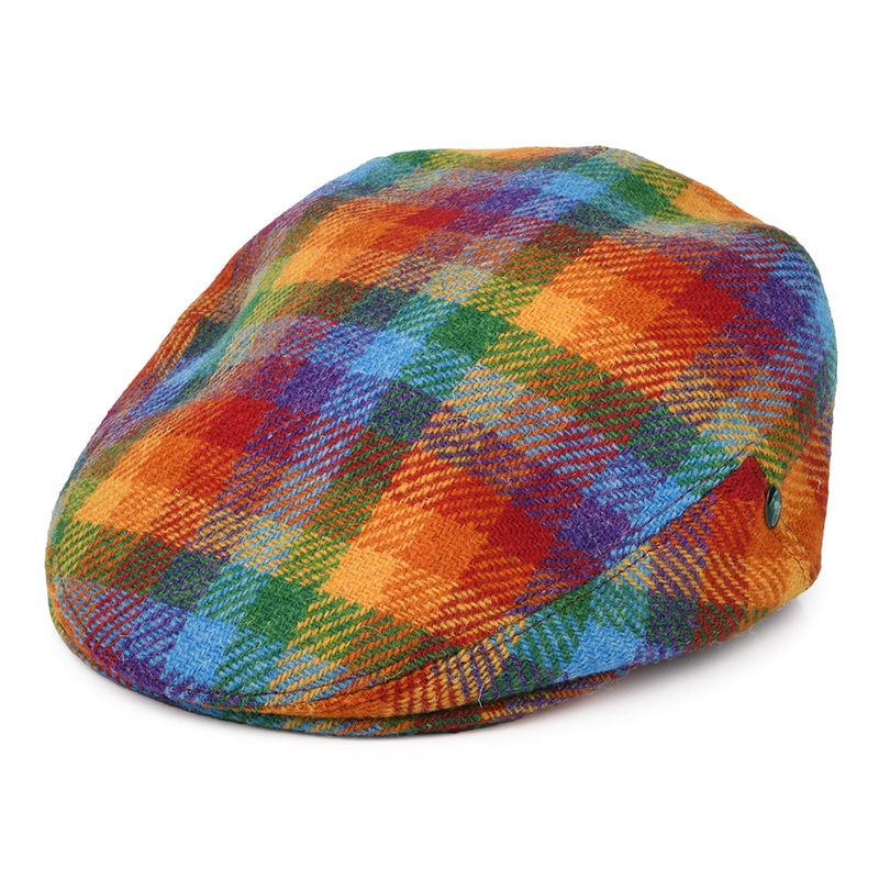 City Sport HARRIS TWEED Pride Flat Cap – Rainbow S